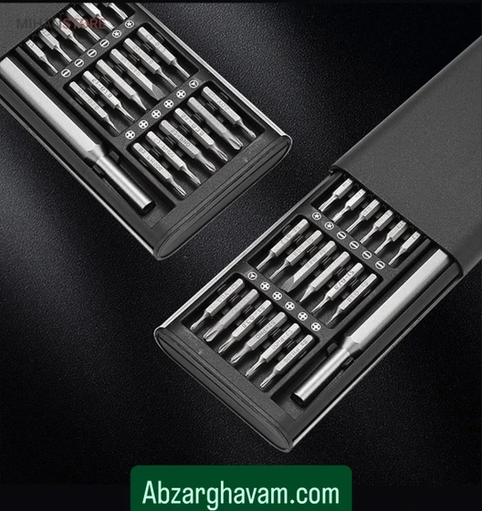 مجموعه پیچ گوشتی ۲۵ پارچه حرفه ای مدل MJJXLSD002QW  6024